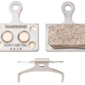Shimano brzdové destičky K04Ti metalické v krabičce