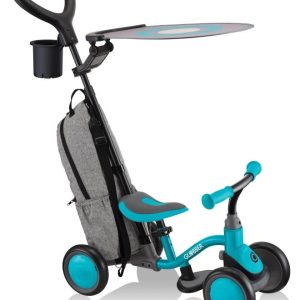 Globber Scooter Deluxe - Learning Bike 3in1 Deluxe -Teal odrážedlo 3v1