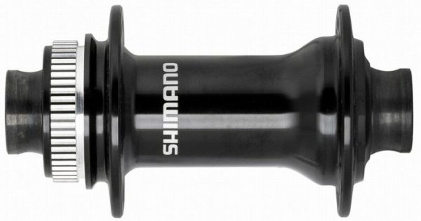 Shimano náboj disc HB-MT410 32děr Center lock 15mm e-thru-axle 100mm přední černý