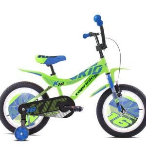 Capriolo Dětské jízdní kolo BMX 16" HT KID modro-zelené