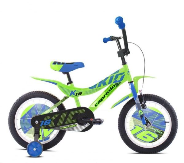 Capriolo Dětské jízdní kolo BMX 16" HT KID modro-zelené