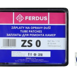 FERDUS Lepení-záplata ZS0 kulatá 16mm box 100ks