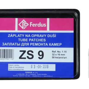 FERDUS Lepení-záplata ZS9 ovál 32x16mm box 50ks