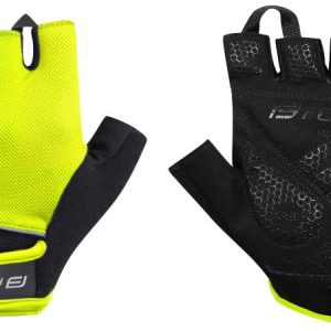 Force GEL Fluo-černé cyklistické rukavice