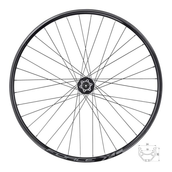 Force Kolo přední XC DISC 622x19 HBM475-6d 36d