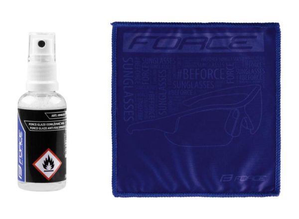 Force Odmlžovač skel brýlí sada GLAZE 50ml+hadřík