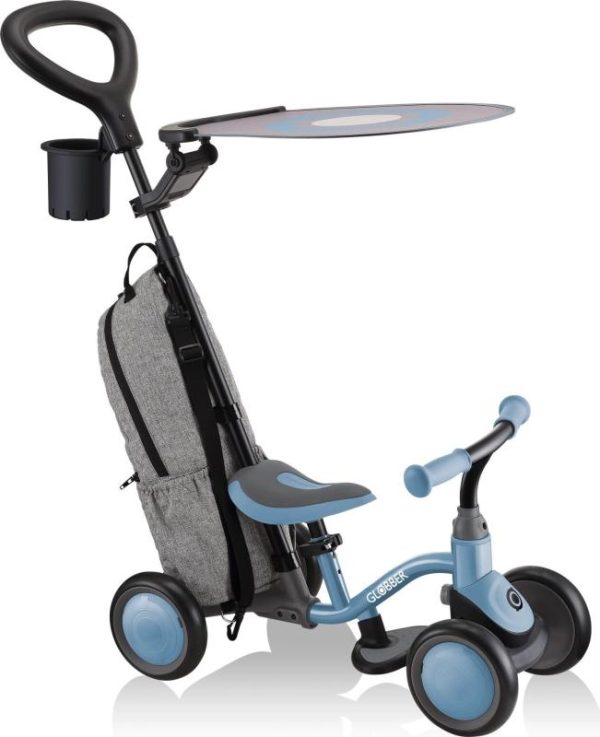 Globber Scoote Deluxe - Learning Bike 3in1 Deluxe - Ash Blue odrážedlo 3v1