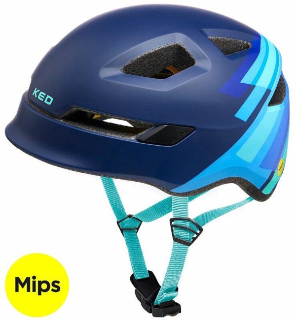 Ked Pop Mips blue juniorská cyklistická přilba