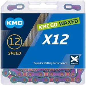 Kmc X12 Aurora Modrý Waxed BOX řetěz