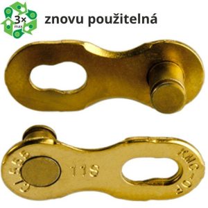 Kmc spojka řetězu 11 speed Gold