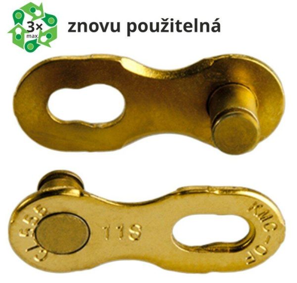 Kmc spojka řetězu 11 speed Gold