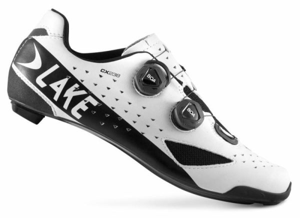 Lake CX238 Carbon bílo/černé tretry POUZE EU 41