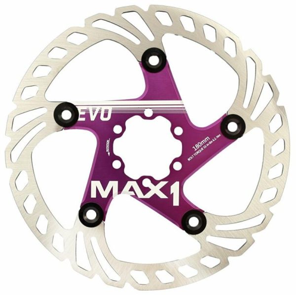 Max1 brzdový kotouč Evo 180 mm fialový