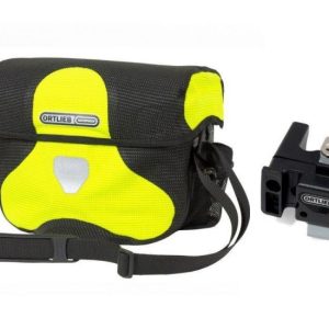 ORTLIEB Ultimate 6M HighVisibility - reflexní řídítková brašna + Mounting Set se zámkem