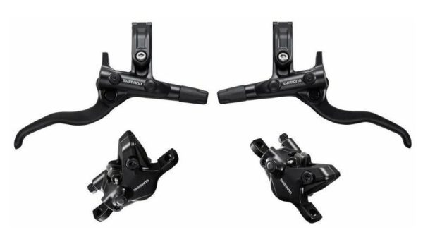 Shimano MT4102 Přední+zadní brzda kotouč.