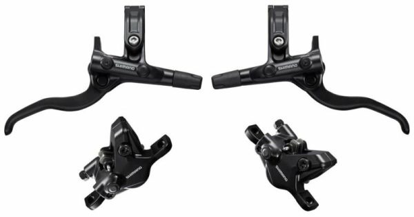 Shimano brzda kotoučová MT410 černá přední a zadní/J-kit