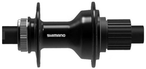 Shimano náboj disc FH-TC500-MS-B 32d Center lock 12mm e-thru-axle 148mm 12 rychlostí zadní černý