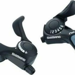 Shimano řazení SL-TX30LFB+R6A 6 kolo SIS + lanka 1800 a 2050mm (pár) v krabičce