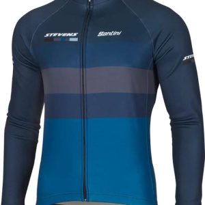 Stevens Aero Equipe Tmavě Modrý Dlouhý Rukáv dres