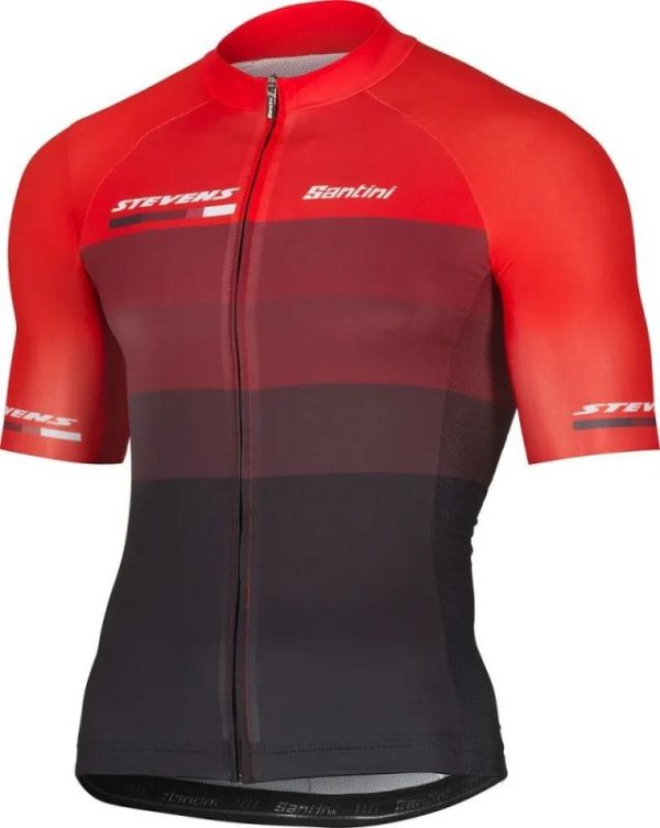 Stevens Aero Equipe červeno/černý Krátký Rukáv dres