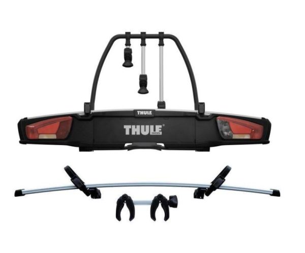 Thule VeloSpace XT 939 nosič na tažné na 3 kola + Thule 9381 adaptér pro 4. kolo