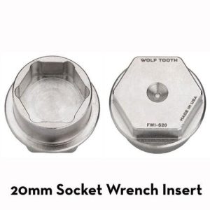 Wolf Tooth Nářadí Flat Wrench Insert 20 Mm Socket