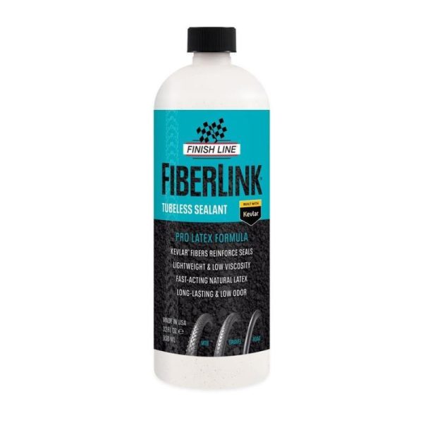 Finish Line FiberLink Tubeless Sealant: Pro Latex 1l láhev (VÝPRODEJ)