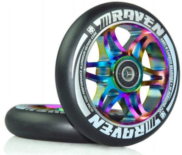 Raven Náhradní kola Neo Chrome 110mm (2ks) (s ložisky) (VÝPRODEJ)